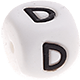 Dado in silicone con lettera 12 mm : D