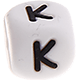Dado in silicone con lettera 12 mm : K