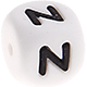 Dado in silicone con lettera 12 mm : N