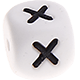 Dado in silicone con lettera 12 mm : X