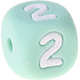 Dado in silicone con lettera 10 mm : 2