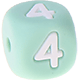 Dado in silicone con lettera 10 mm : 4