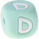 Dado in silicone con lettera 10 mm : D