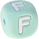 Dado in silicone con lettera 10 mm : F