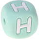 Dado in silicone con lettera 10 mm : H