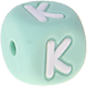 Dado in silicone con lettera 10 mm : K