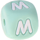 Dado in silicone con lettera 10 mm : M