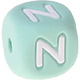 Dado in silicone con lettera 10 mm : N