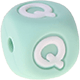 Dado in silicone con lettera 10 mm : Q