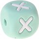 Dado in silicone con lettera 10 mm : X