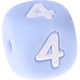 Dado in silicone con lettera 10 mm : 4