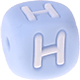 Dado in silicone con lettera 10 mm : H