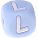 Dado in silicone con lettera 10 mm : L