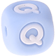 Dado in silicone con lettera 10 mm : Q