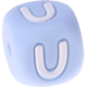Dado in silicone con lettera 10 mm : U