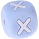 Dado in silicone con lettera 10 mm : X