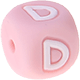 Dado in silicone con lettera 10 mm : D