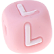 Dado in silicone con lettera 10 mm : L