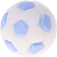 Pallone da calcio in silicone : azzurro bambino