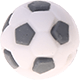 Pallone da calcio in silicone : grigio