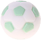 Pallone da calcio in silicone : menta