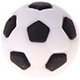 Pallone da calcio in silicone : nero