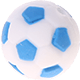 Pallone da calcio in silicone : azzurra