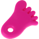 Piedini in silicone : rosa scuro