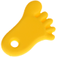 Piedini in silicone : giallo