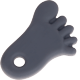 Piedini in silicone : grigio