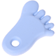 Piedini in silicone : blu pastello