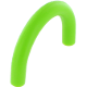 Mezzi anelli in silicone : verde giallo