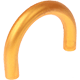 Mezzi anelli in silicone : oro