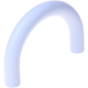 Mezzi anelli in silicone : blu pastello