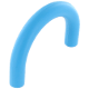 Mezzi anelli in silicone : azzurra