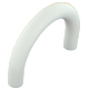 Mezzi anelli in silicone : bianco