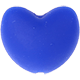 Cuoricini in silicone : blu scuro