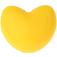 Cuoricini in silicone : giallo
