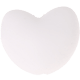 Cuoricini in silicone : bianco