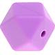 Esagono in silicone 17mm : blu viola