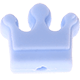 Corona in silicone : blu pastello