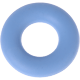 Cerchietti in silicone : azzurro bambino