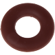 Cerchietti in silicone : marrone
