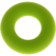 Cerchietti in silicone : verde giallo