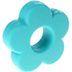 Fiore in silicone : turchese chiaro