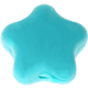 Stelle in silicone : turchese chiaro