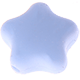 Stelle in silicone : blu pastello