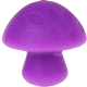 Funghetti in silicone : blu viola