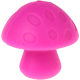 Funghetti in silicone : rosa scuro