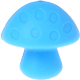 Funghetti in silicone : azzurra